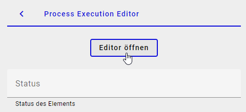 Der Screenshot zeigt die Detailsansicht einer Aktivität mit Formular Editor.