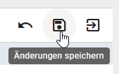 Der Screenshot zeigt die Schaltfläche "Speichern und verlassen" in der Diagramm Übersetzung.