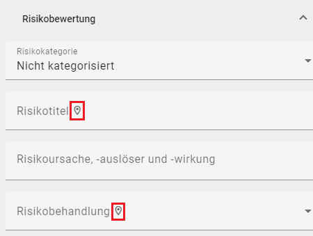 Dieser Screenshot zeigt das Symbol von Ausprägungsattributen in der Attributleiste.