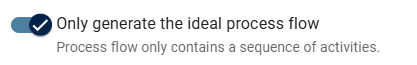 The screenshot shows a controller for creating ideal process sequences.