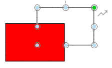 The screenshot shows the new arrangement of the overlapping symbols.