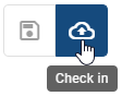 Here the button to check-in is displayed.