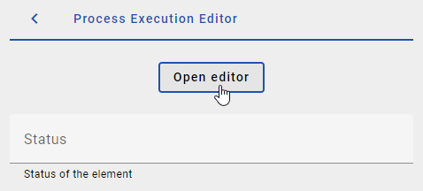 The screenshot shows the details view of an activity with an editor.