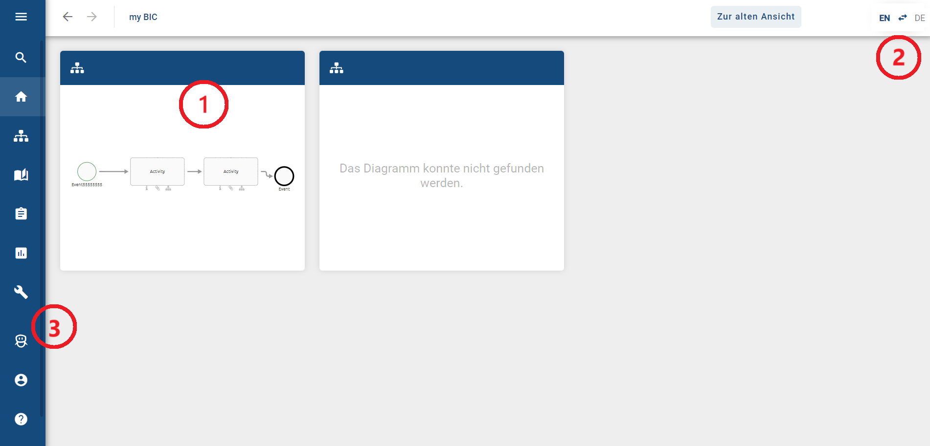 This Screenshot shows the welcome screen and its elements.